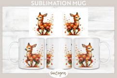 Fall Antelope Animal v5 Mug Wrap Sublimation Product Image 1