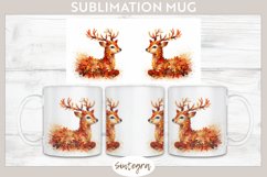 Fall Antelope Animal v8 Mug Wrap Sublimation Product Image 1