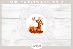 Fall Antelope Animal v8 Wind Spinner Sublimation Product Image 1