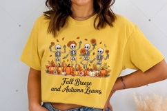Fall PNG,Fall Breeze and Autumn Leaves,Skeleton png Product Image 2