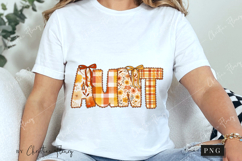 Preppy Floral Fall Aunt PNG Product Image 3