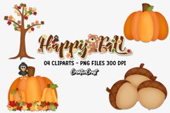 Autumn Fall Clip Arts, thanksgiving illustrations, graphics Product Image 1