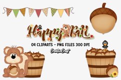 Autumn Fall Clip Arts, thanksgiving illustrations, graphics Product Image 1