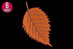 Fall Autumn Leaf Machine Embroidery Design - 6 sizes Product Image 2