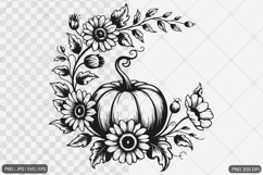Pumpkin Fall Autumn SVG PNG Bundle Product Image 12