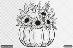 Pumpkin Fall Autumn SVG PNG Bundle Product Image 11