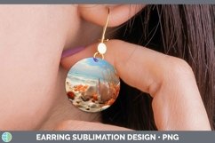 GorgeousFall Autumn Round Earrings design.