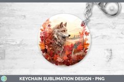 GorgeousFall Autumn Keychain design.
