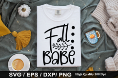 Fall babe SVG - Fall Quotes Design Product Image 1