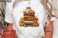 Fall Book Lover Png, Boho Fall Png Product Image 2