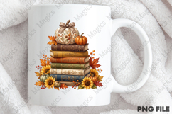 Fall Book Lover Png, Boho Fall Png Product Image 4