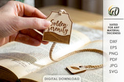 Fall Bookmarks Bundle Laser Cut. Page Marker. Book Lover SVG Product Image 4