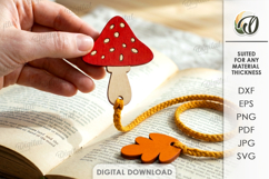 Fall Bookmarks Bundle Laser Cut. Page Marker. Book Lover SVG Product Image 7