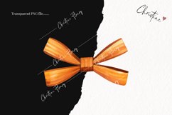 Watercolor Fall Bows | Fall PNG Product Image 2