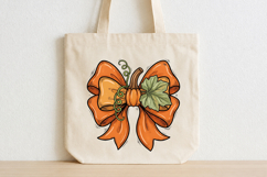 Fall bow png,Orange bow,pumpkin sublimation Product Image 4