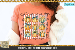 Fall Bow Pumpkins is a professional design that is available at 300dpi PNG to use for Sublimation, iron-on transfer, DTG Printing and normal printing.