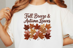 Fall Breeze and Autumn Leaves PNG Product Image 3