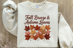 Fall Breeze and Autumn Leaves PNG Product Image 4