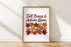 Fall Breeze and Autumn Leaves PNG Product Image 5