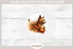 Fall Cat Animal v1 Wind Spinner Sublimation Product Image 1