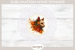 Fall Cat Animal v2 Wind Spinner Sublimation Product Image 1