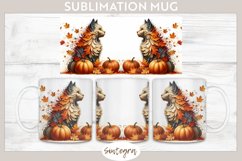 Fall Cat Animal v5 Mug Wrap Sublimation Product Image 1