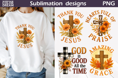 Fall Christian Harvest | Autumn Faith Thanksgiving Design Product Image 1