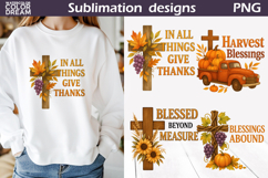 Fall Christian Harvest | Autumn Faith Thanksgiving Design Product Image 1