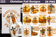 Fall Christian Harvest | Autumn Faith Thanksgiving Design Product Image 1