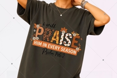 Fall Christian PNG, Floral Thanksgiving Png, Bible Verse png Product Image 3