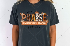 Fall Christian PNG, Floral Thanksgiving Png, Bible Verse png Product Image 6