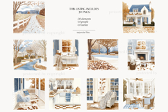GlamArtZhanna, Fall clipart, Cozy Fall clipart, Autumn clipart, Elegant Fall Clipart, Autumn clip art, Fall clip art, autumn outside png, Autumn Graphics, Fall Graphics, Autumn cottage png, leaf fall clipart, Fall Leaves Clipart, Cozy season Graphics