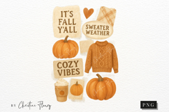 Fall Collage PNG | Fall PNG Product Image 4