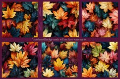 Autumn Season Seamless, Fall Season Seamless Leaf Patterns Product Image 2