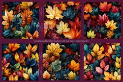 Autumn Season Seamless, Fall Season Seamless Leaf Patterns Product Image 4