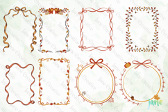 Fall Coquette Frame SVG PNG Bundle Product Image 10