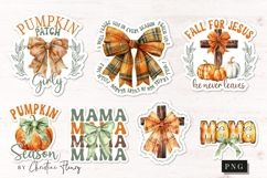 Fall Coquette Sticker Bundle PNG Product Image 2