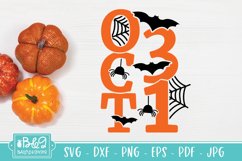 Oct 31 SVG | Halloween SVG Cut File | Sign Wall Decor Product Image 2