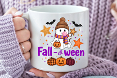 Fall Cute Ghost PNG, Spooky Season Sublimation Product Image 5