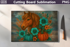 Farm Animals Cutting Board | Glass Kitchen Chopping Board Product Image 4