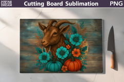 Farm Animals Cutting Board | Glass Kitchen Chopping Board Product Image 5