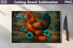 Farm Animals Cutting Board | Glass Kitchen Chopping Board Product Image 8
