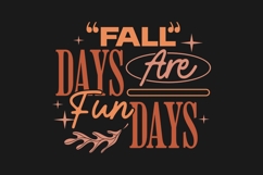 Fall Autumn Urban Typography Bundle Product Image 5