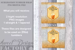 Pumpkin spice tumbler png Product Image 2