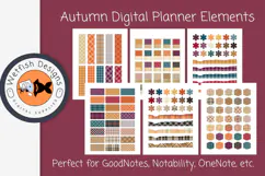 Autumn Digital Planner Stickers for Good Notes Notability Product Image 4