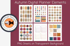 Autumn Digital Planner Stickers for Good Notes Notability Product Image 5