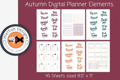 Autumn Digital Planner Stickers for Good Notes Notability Product Image 6
