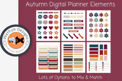 Autumn Digital Planner Stickers for Good Notes Notability Product Image 7