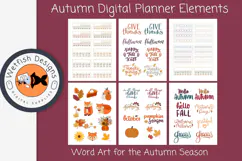 Autumn Digital Planner Stickers for Good Notes Notability Product Image 8