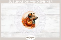 Fall Dog Animal v2 Wind Spinner Sublimation Product Image 1